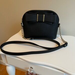 Betsey Johnson Black Bow Purse